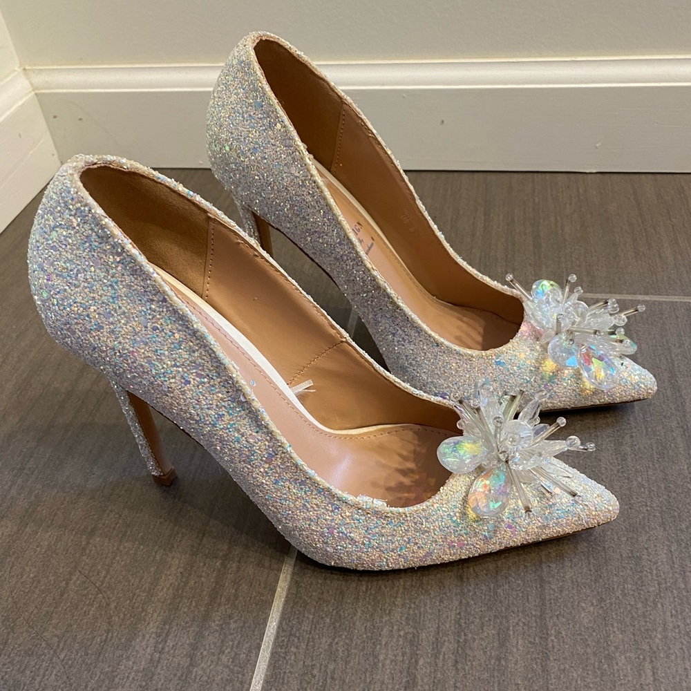 Jacobies sparkle heels